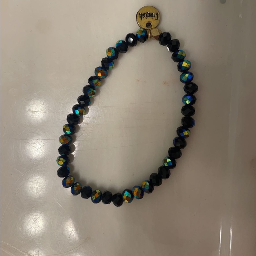 iridescent black erimish bracelet